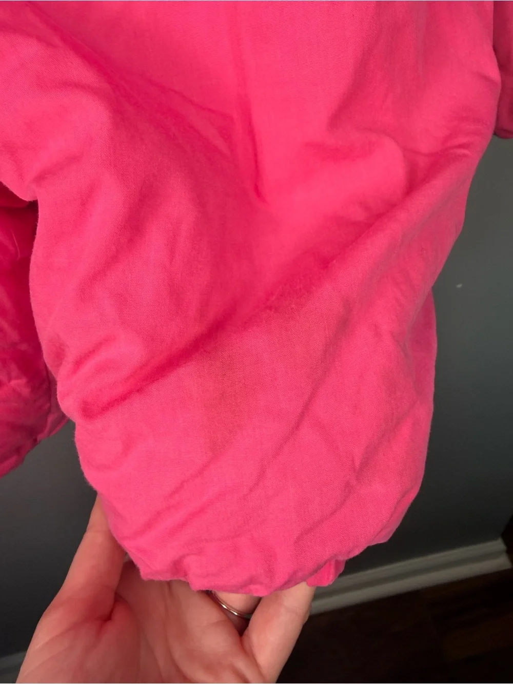 Vintage 90s Disney Babies Baby Minnie Mouse Hot Pink Bunting Snowsuit
